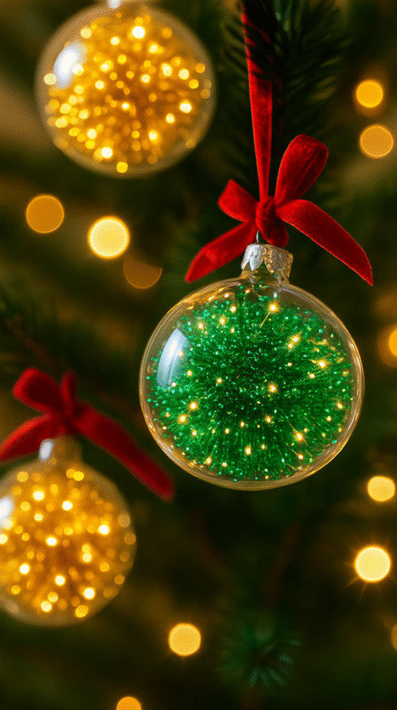 Put It Inside Clear Ornaments