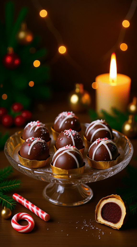 Chocolate Peppermint Truffles