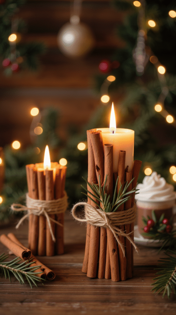 Cinnamon Stick Candles