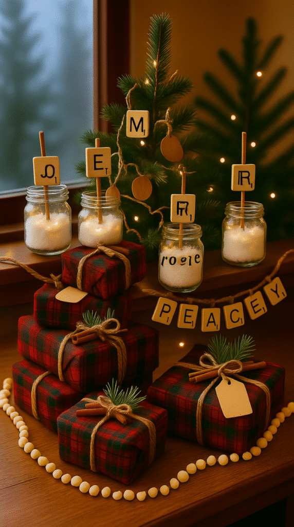Scrabble Tile Messages
