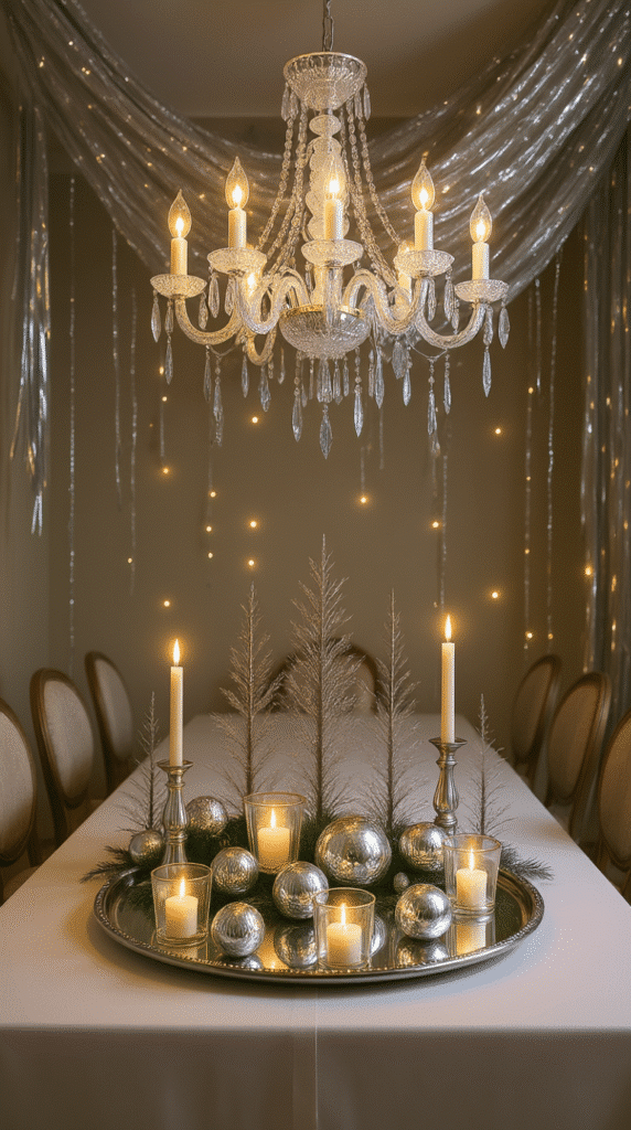 Mirror Tray Centerpiece