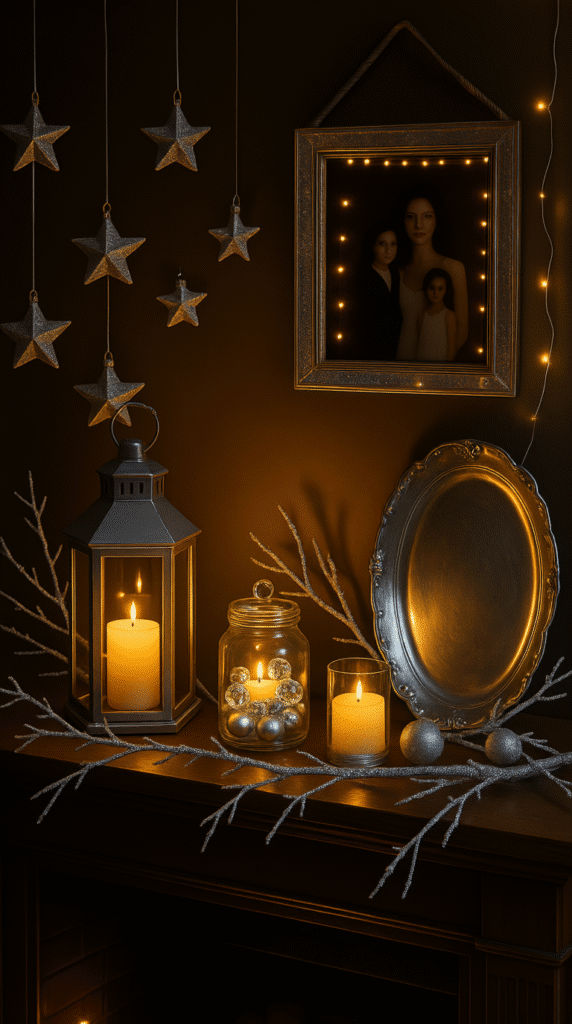 Metallic Silver Advent Calendar
