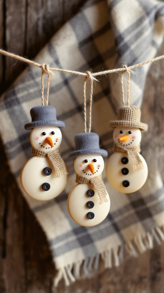 Button Snowmen