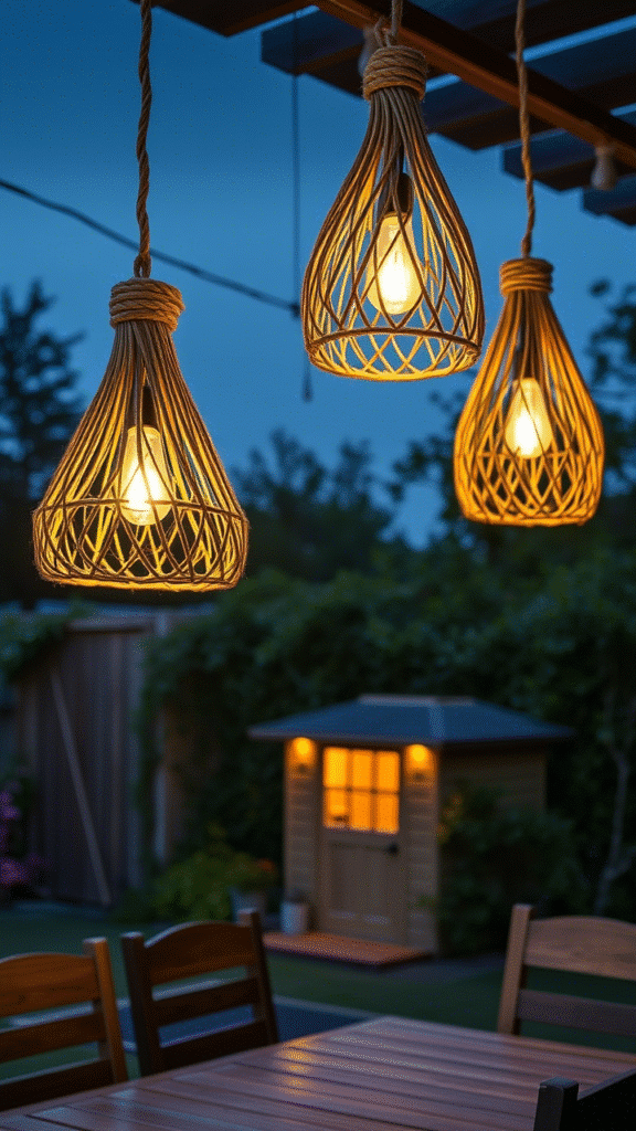 Solar-Powered Garden Stakes