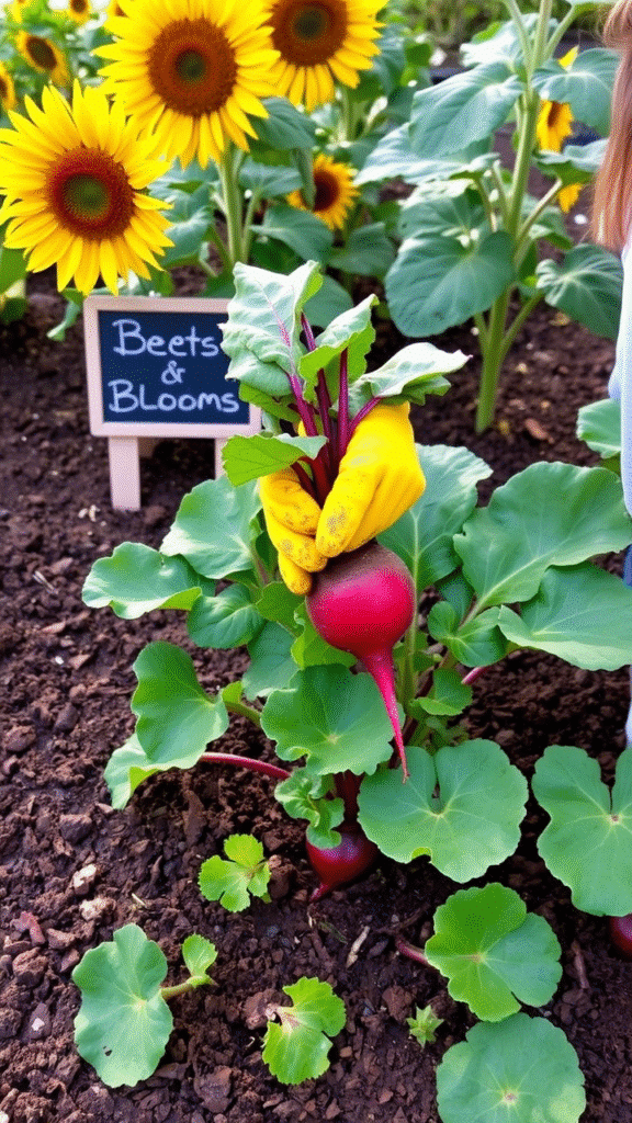 Sunflower and Beets
