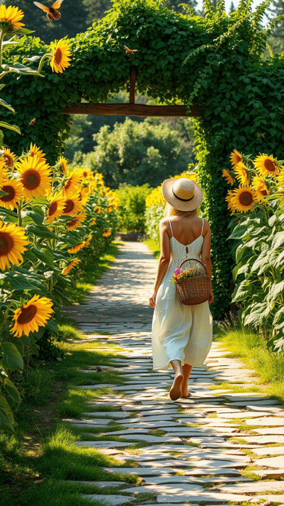 Sunflower Pathway