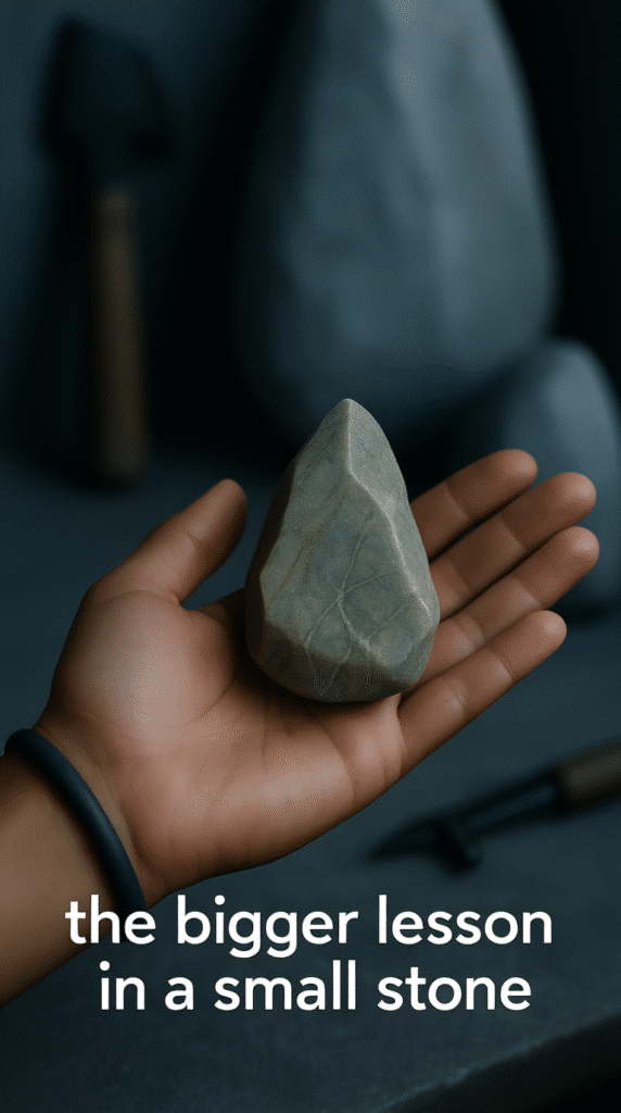 The Bigger Lesson in a Small Stone