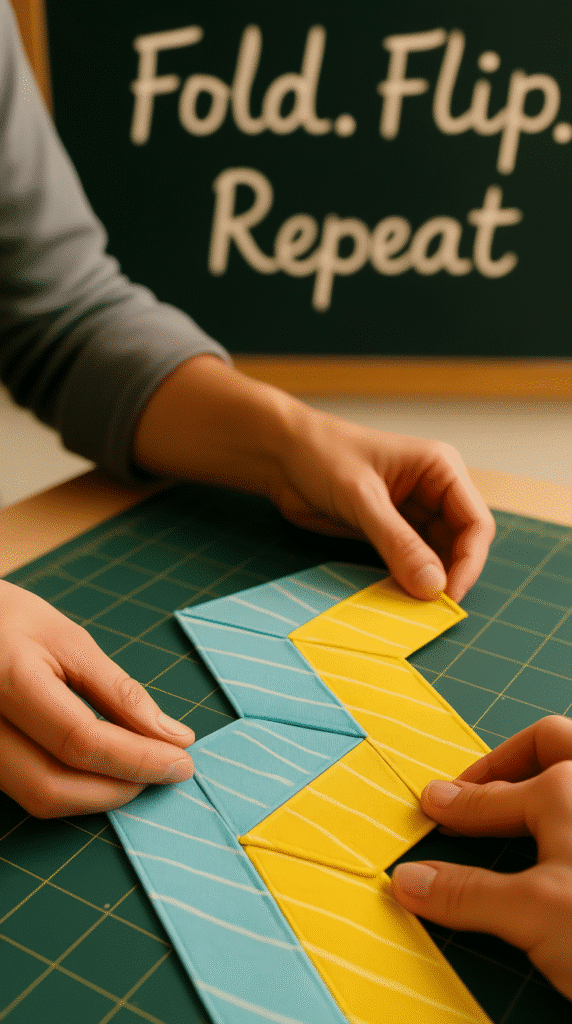 The Magical Folding Trick That Builds The Quilt