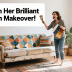 She Discovered A Brilliant Way To Make Her Old Couch Look Like New Again (Watch!)