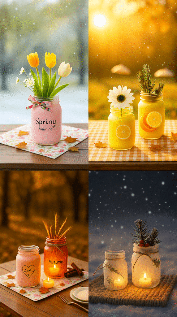 Chalkboard Message Jars